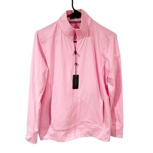 Turtleson Siro Full-Zip Outerwear Jacket Golf Apparel Pink Size Medium NEW
